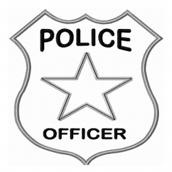 Quickly Kids Police Badge Officer Outline Clipart Kid Clipartix ...