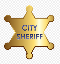 Badge Sheriff Police officer Clip art - Sheriff Badge Clipart png ...