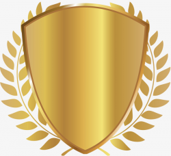 Golden Shield Badge, Golden, Shield, Badge PNG Image and Clipart for ...