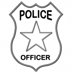 How To Draw A Police Badge banner clipart hatenylo.com