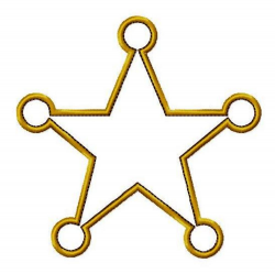 5 Star Badge Clipart