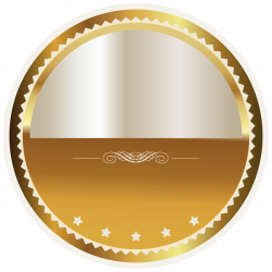Gold and White Seal Badge PNG Clipart Picture | Gallery ...