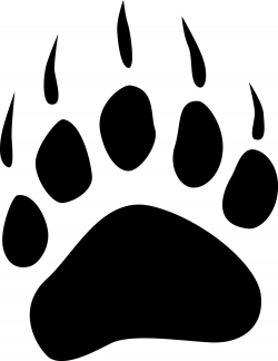 Tiger Paw Clipart Black And White | Free download best Tiger Paw ...