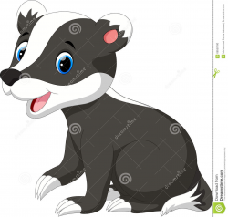 Cute badger clipart 8 » Clipart Station