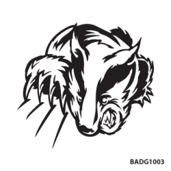 BADGER MASCOT IDEAS FOR SCREEN PRINTING AND MORE