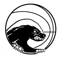 Honey Badger clipart drawn - Pencil and in color honey badger ...