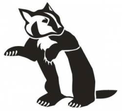 Honey Badger Silhouette at GetDrawings.com | Free for personal use ...