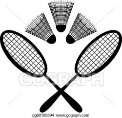 Badminton Clip Art - Royalty Free - GoGraph