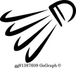 Badminton Shuttlecock Clip Art - Royalty Free - GoGraph