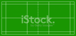 Green Standard Badminton Stock Vector - FreeImages.com