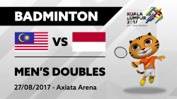 KL2017 29th SEA Games | Badminton - Men's Doubles - MAS 