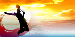 Beautiful Clouds Clouds Choi Badminton Tournament Poster Background ...