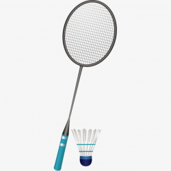 Badminton Racket And Graphics, Badminton, Racket, Graph PNG Image ...