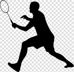 Badminton Silhouette , badminton transparent background PNG ...