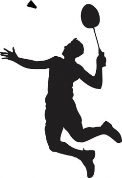 badminton clipart black and white | Clipart Station