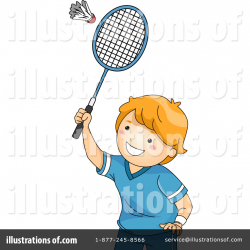 Badminton Clipart #1260088 - Illustration by BNP Design Studio