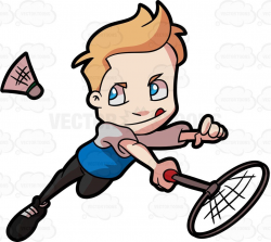 A Preadolescent Boy Playing Badminton | Boys playing and Badminton