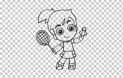 Drawing Badminton Coloring Book Sport Shuttlecock PNG ...