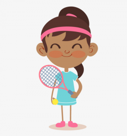 Cartoon Girl Playing Badminton, Cartoon, Cartoon Creative, Cartoon ...