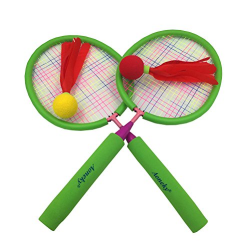 Aoneky Kids Badminton Set, Toddler Outdoor Toys by Age 2, 3, 4, 5 ...