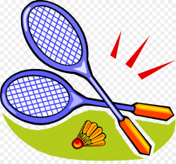 Badminton Racket Shuttlecock Clip art - badminton png download ...