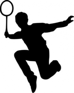 Badminton Silhouettes | Badminton, Silhouettes and Activities