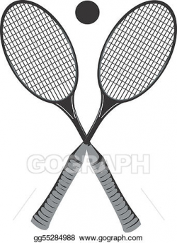 Stock Illustration - Badminton. Clipart Drawing gg55284988 - GoGraph
