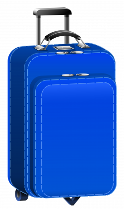 Blue Travel Bag PNG Clipart Picture | Gallery Yopriceville - High ...