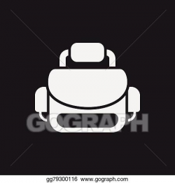 Vector Clipart - Camera bag icon. Vector Illustration gg79300116 ...