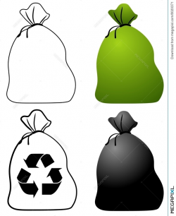 Garbage Bags Illustration 8020371 - Megapixl