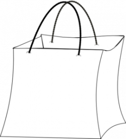Gift Bag Outline Clip Art at Clker.com - vector clip art online ...