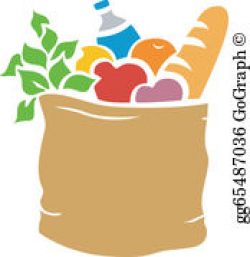 Grocery Bag Clip Art - Royalty Free - GoGraph
