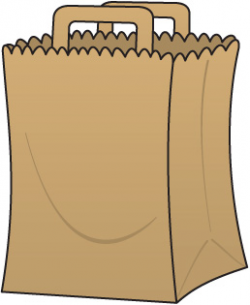 Brown Grocery Bag Clipart