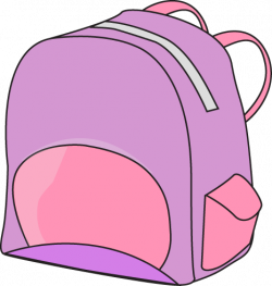 Purple Backpack Cliparts - Cliparts Zone