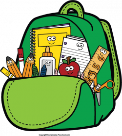 Download Free png pin Bag clipart kid backpack - DLPNG.com