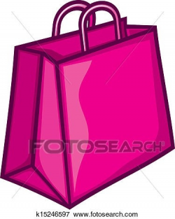 Pink Shopping Bag Clipart | animehana.com