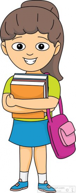 Book Clipart Clipart- student-carries-books-in-arms-with-bag-clipart ...