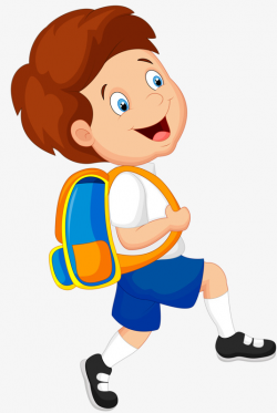 Boy Carrying A Bag, School Bag, Boy, Student PNG Image and Clipart ...