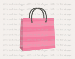 Tote Bag Clipart, Striped Handbag Clip Art Purse Shopping Bag Icon ...