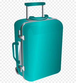 Suitcase Baggage Clip art - Blue Trolley Travel Bag PNG Clipart ...