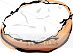 Bagel with Cream Cheese Clipart | Breakfast Clipart