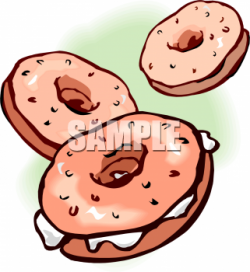 Food Clipart Picture of Bagels - foodclipart.com