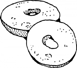 Bagel clip art Free vector in Open office drawing svg ( .svg ...