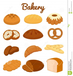 Bagel clipart vector - Pencil and in color bagel clipart vector