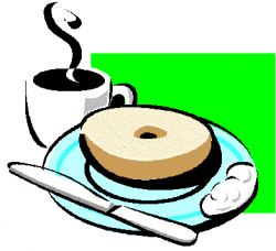 Coffee And Bagels Clipart (14+)