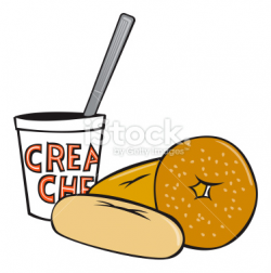 Bagel, bread and cream cheese | Clipart Panda - Free Clipart Images