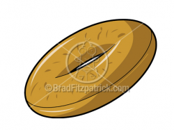 Cartoon Bagel Clip Art | Royalty Free Bagel Clipart | Cartoon Bagel ...