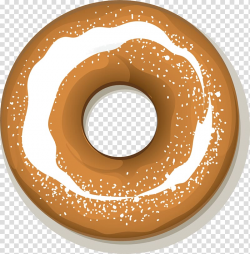 Doughnut Bagel Icon, Cartoon donut transparent background ...