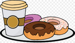 Donuts Coffee and doughnuts Clip art - donut png download - 2400 ...