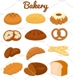 colorful bakery icons ~ Icons ~ Creative Market